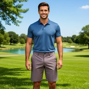 ADIDAS MENS WOVEN SHORTS IN PRE-LOVE FIG NEW WITH TAGS, SIZE 34